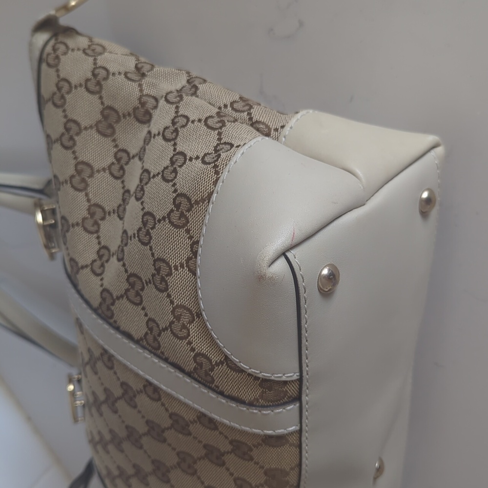 NOT FOR SALE SOLD Gucci Canvas Tote Vintage - Picture 9 of 15